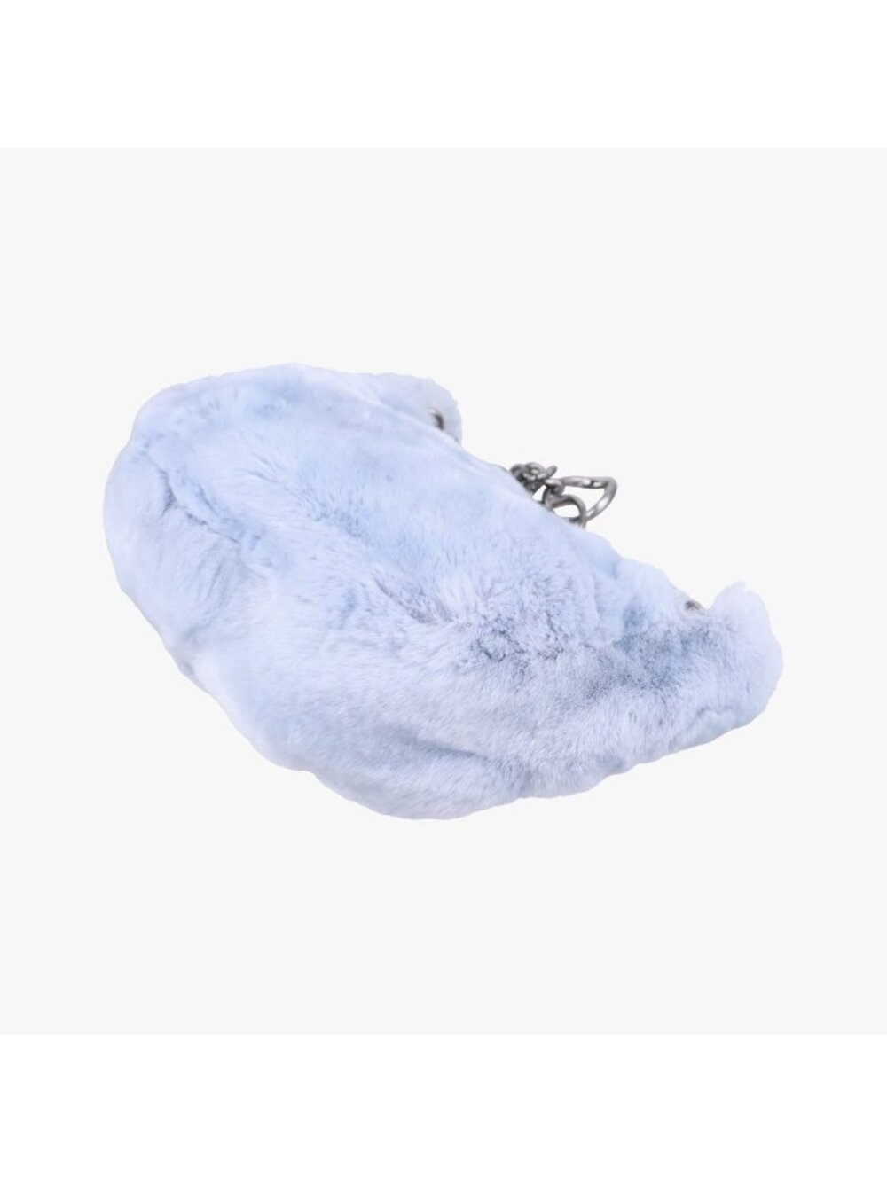 Chanel CC Logo Light Blue Rabbit Fur - Picture 4 of 16